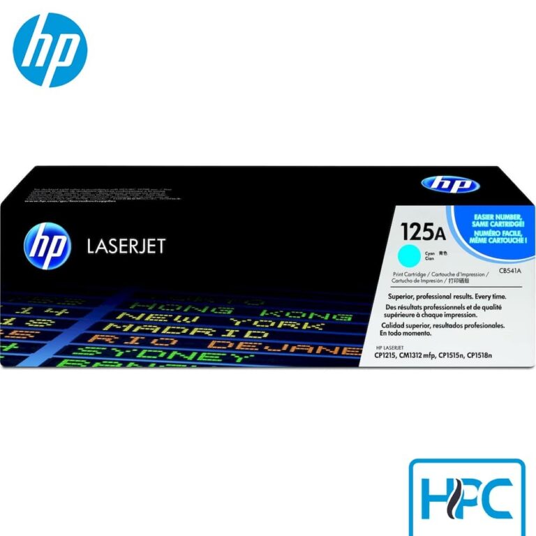 Toner HP 125A Cyan (CB541A) 1,400Pg. para Color LaserJet CP1215, CP1515