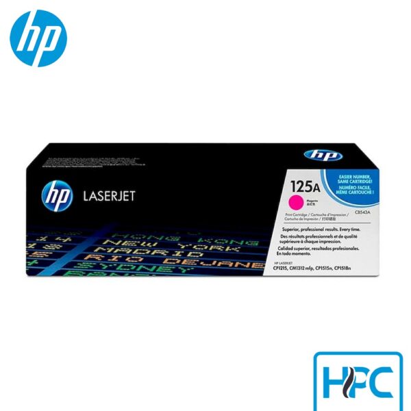 Toner HP 125A Magenta (CB543A) para Color LaserJet CP1215, CP1515