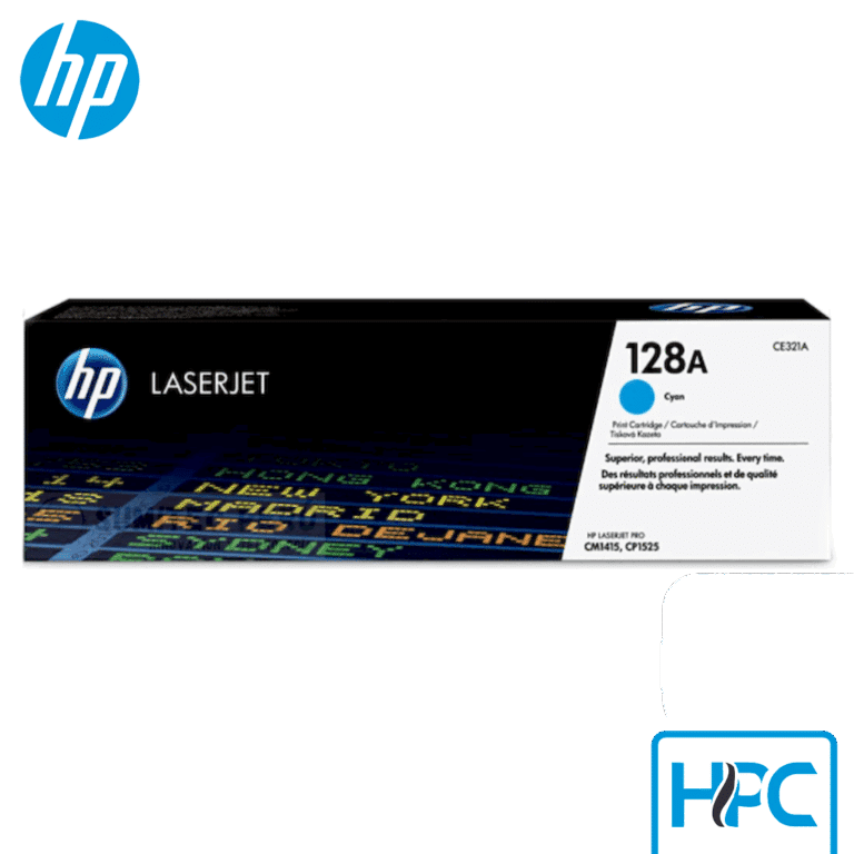 Toner HP 128A Cyan (CE321A) 1,300Pg. para LaserJet Pro CP1525, CM1415