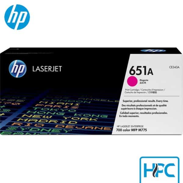 Toner HP 651A Magenta (CE343A) para LaserJet Enterprise 700 M775