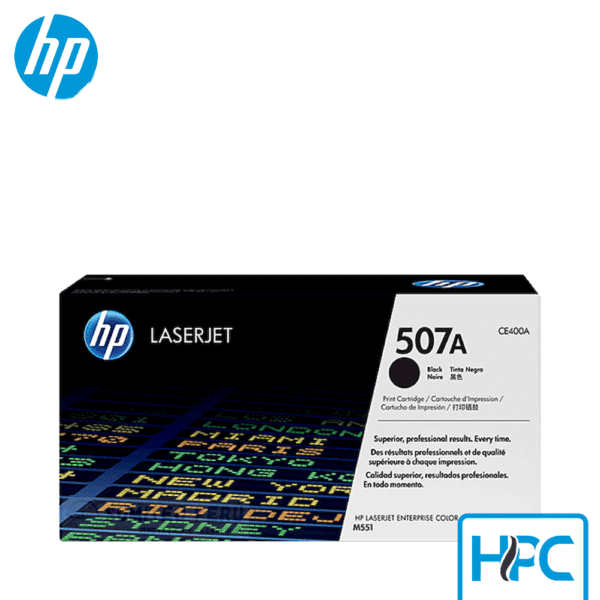 Toner HP 507A Negro (CE400A) para LaserJet 500 M551, M575