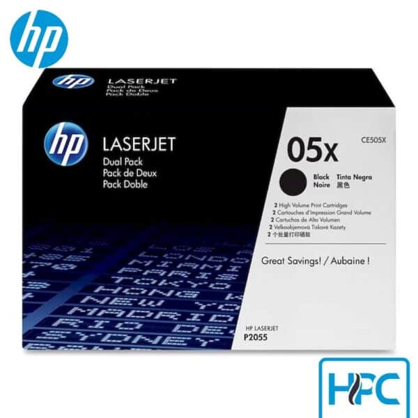 Toner HP 05X Alta Capacidad (CE505X) para LaserJet P2055