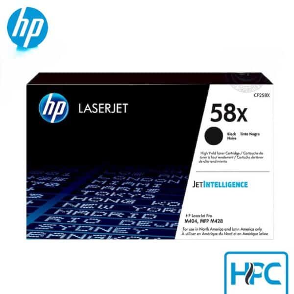 Toner HP 58X Alta Capacidad (CF258X) para LaserJet Pro M404, M428