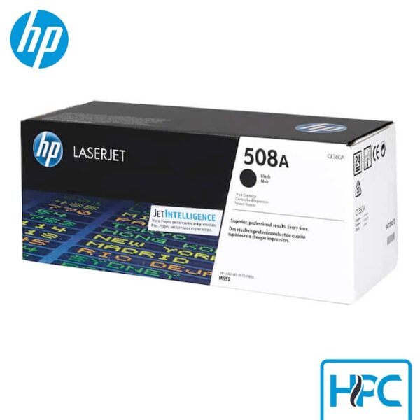 Toner HP 508A Negro (CF360A) para LaserJet Enterprise M552, M553