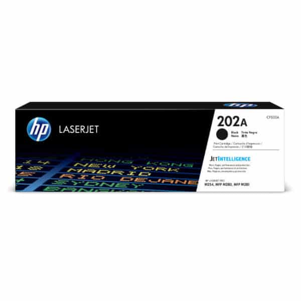 Toner HP 202A Negro (CF500A) para LaserJet Pro M254, M281