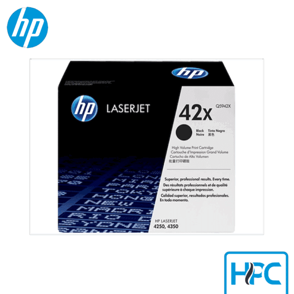 Toner HP 42X Alta Capacidad (Q5942X) para LaserJet 4250, 4350