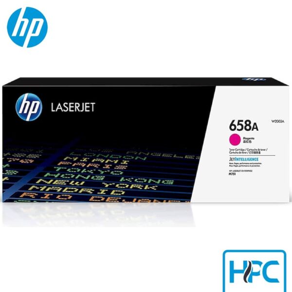 Toner HP 658A Magenta (W2003A) para LaserJet Enterprise M751