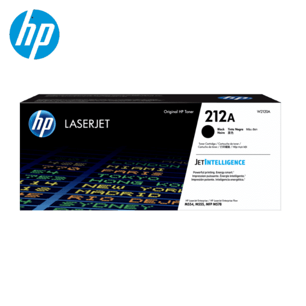 Toner HP 212A Negro (W2120A) para LaserJet Enterprise M554, M555
