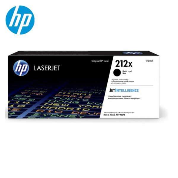 Toner HP 212X Negro Alta Capacidad (W2120X) para LaserJet M554