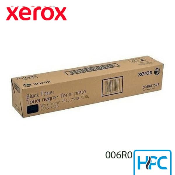 Toner Xerox Black 006R01517 para WorkCentre 7525, 7530, 7535, 7545, 7556