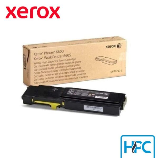 Toner Xerox Yellow 106R02251 para Phaser 6600, WorkCentre 6605