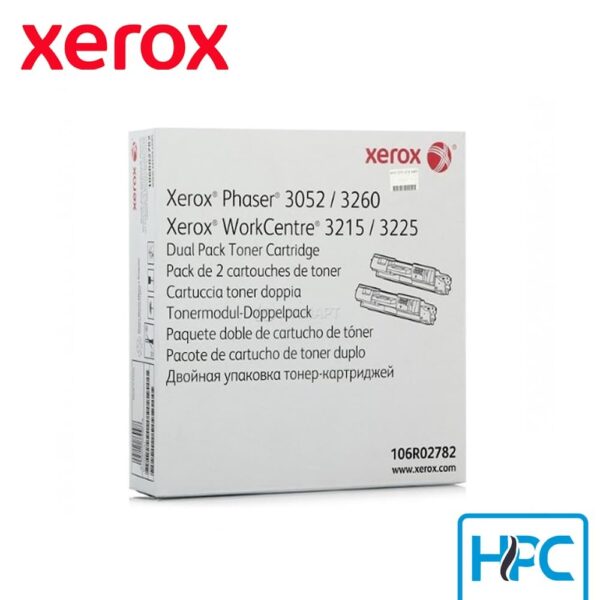 Toner Xerox Negro Alta Capacidad 106R02782 para Phaser 3052, 3260, Wrkcentre 3215, 3225