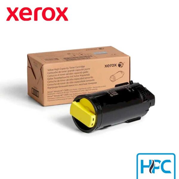 Toner Xerox Amarillo Alta Capacidad 106R03914 para VersaLink C600, C605