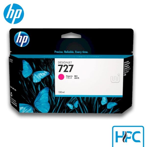 Tinta HP 727 Magenta (B3P21A) para DesignJet T920, T1500, T2500