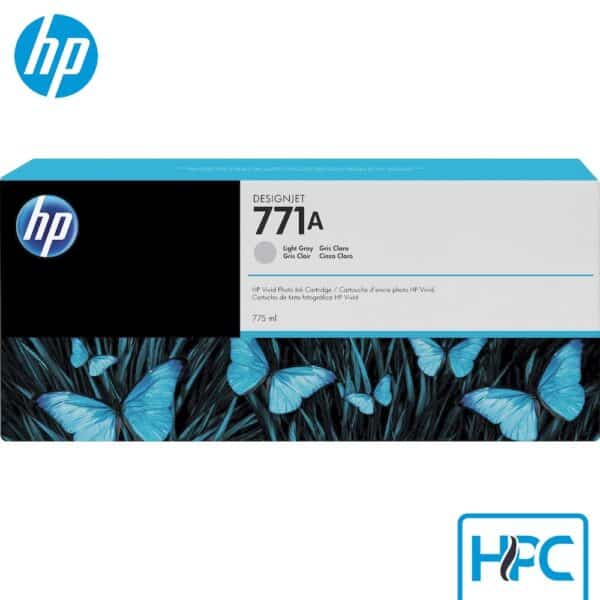 Tinta HP 771A Light Gray (B6Y22A) para DesignJet Z6200, Z6600, Z6800