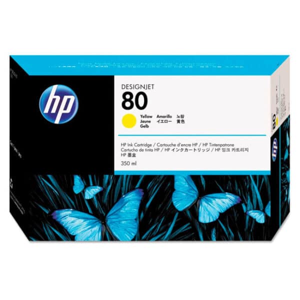 Tinta HP 10 Amarilla (C4848A) para DesignJet 500, 800