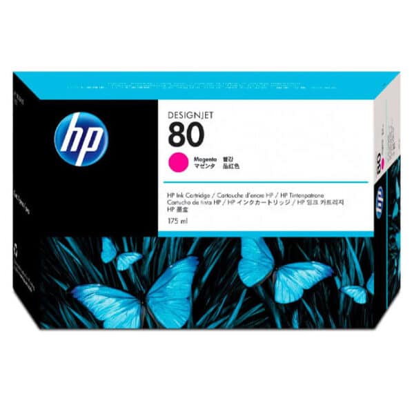 Tinta HP 82 Amarilla (C4874A) para DesignJet 500, 510, 800