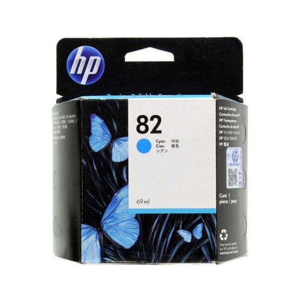 Tinta HP 82 Cyan (C4911A) para DesignJet 500, 510, 800