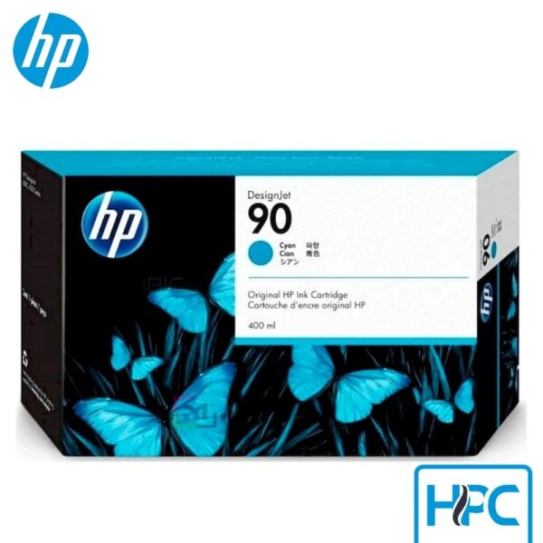 Tinta HP 90 Cyan (C5061A) para DesignJet 4000, 4500