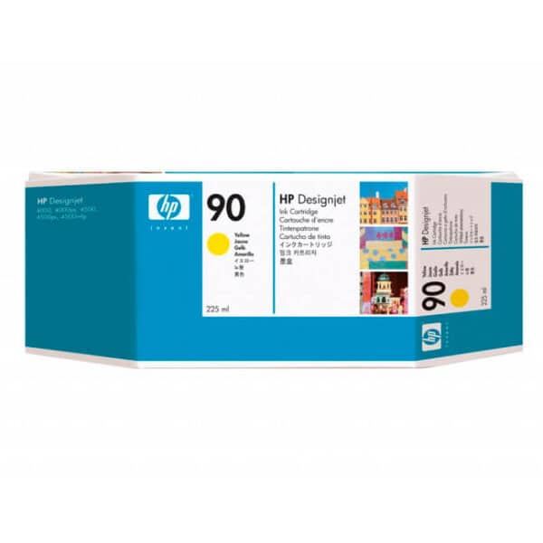 Tinta HP 90 Amarilla (C5064A) para DesignJet 4000, 4500