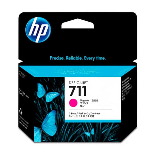 Tinta HP 711 Magenta (CZ135A) para DesignJet T120, T520