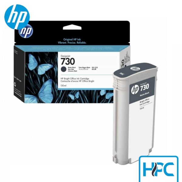 Tinta HP 730 Matte Black (P2V65A) para DesignJet T1600, T1700, T2600