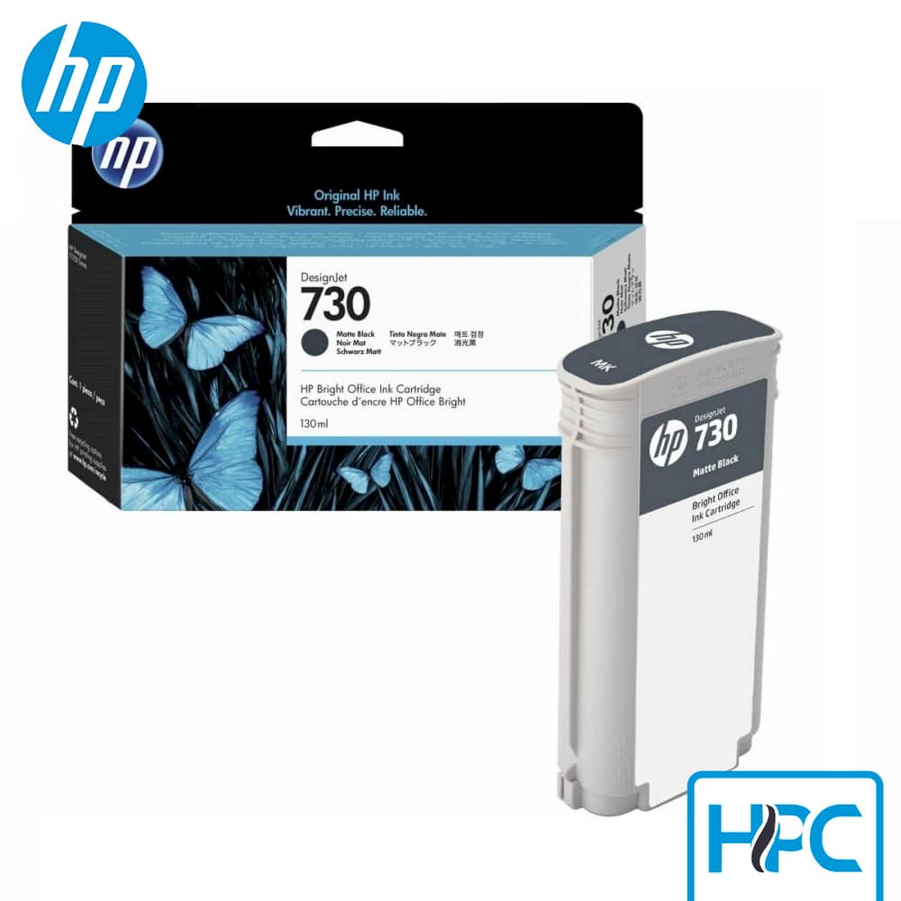 HP 730 Cartuccia Originale P2V71A – Nero Opaco Per Stampanti DesignJet Serie T1700, Resa 300 Pagine