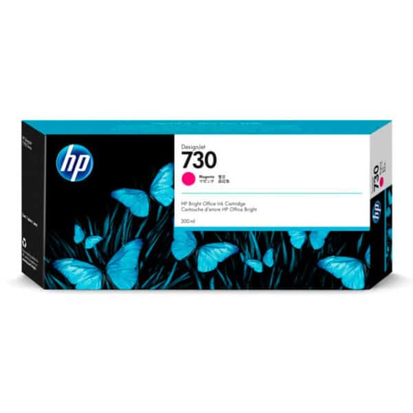 Tinta HP 730 Magenta (P2V69A) para DesignJet T1600, T1700, T2600