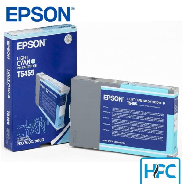 Tinta Epson T545500 Light Cyan (T545500) para SureColor P600, P800