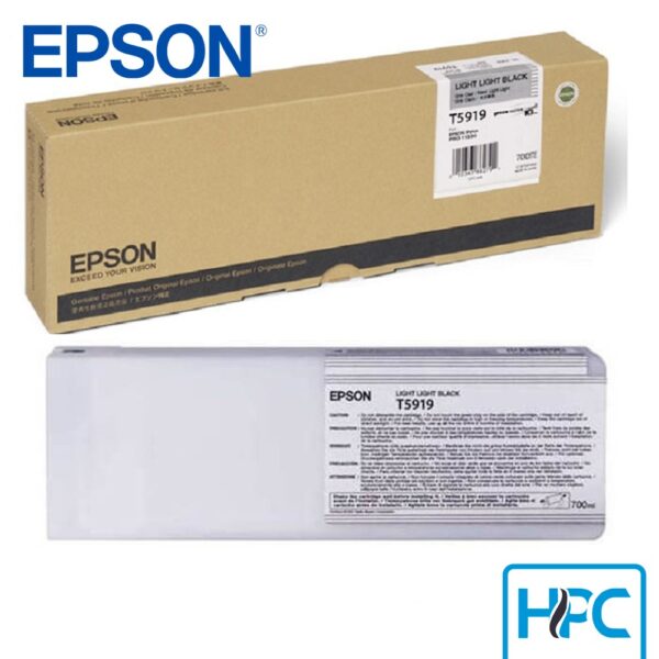 Tinta Epson T591900 Light Light Black (T591900) para Stylus Pro 11880