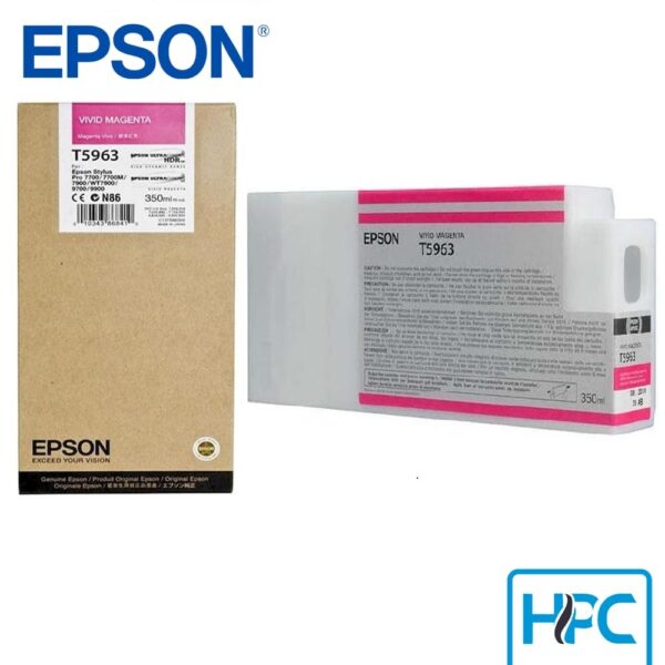 Tinta Epson T596300 Vivid Magenta (T596300) para Stylus Pro 7700, 7900, 9700