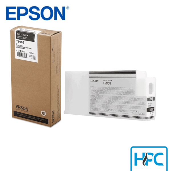 Tinta Epson T596800 Matte Black (T596800) para Stylus Pro 7700, 7900, 9700