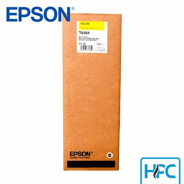 Tinta Epson T636400 Yellow (T636400) para Stylus Pro 7700, 7900, 9700