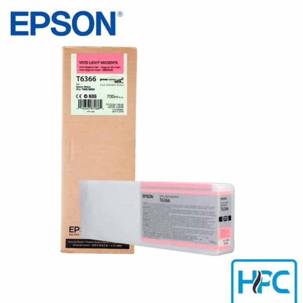 Tinta Epson T636600 Light Magenta (T636600) para Stylus Pro 7700, 7900, 9700