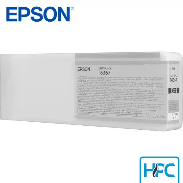 Tinta Epson T636700 Light Black (T636700) para Stylus Pro 7700, 7900, 9700