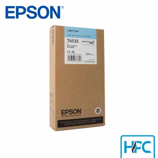 Tinta Epson T653500 Light Cyan (T653500) para Stylus Pro 4900