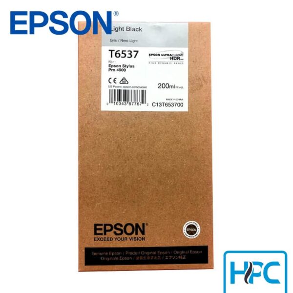 Tinta Epson T653700 Light Black (T653700) para Stylus Pro 4900