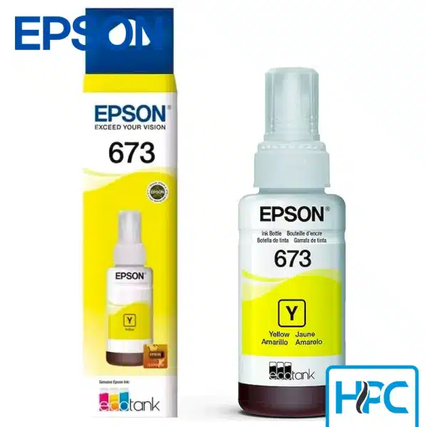 Tinta Epson 673 Amarilla (T673420-AL) para L800, L805, L810