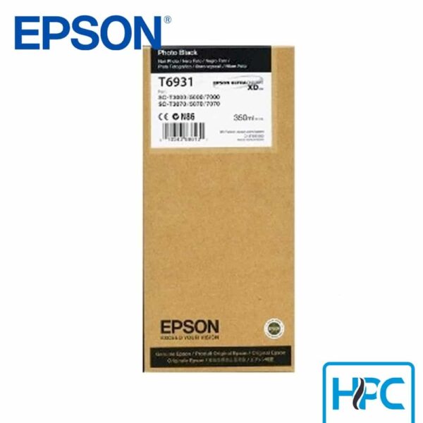 Tinta Epson T693100 Photo Black (T693100) para SureColor T3270, T5270, T7270