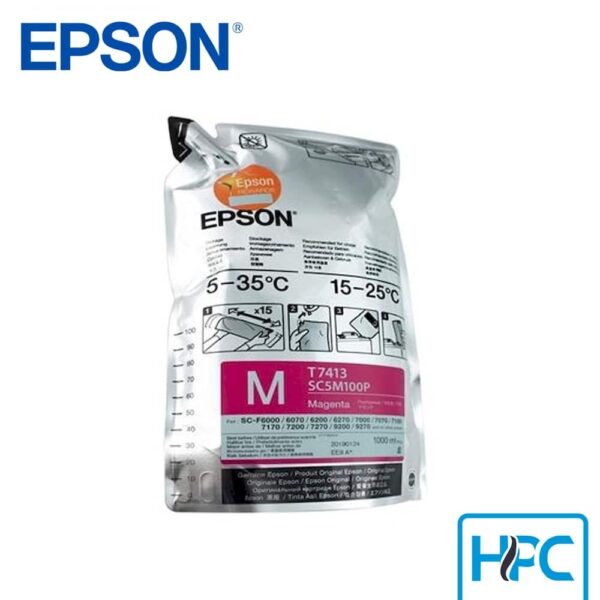 Tinta Epson T741300 Magenta (T741300) para SureColor F6070, F6200, F7200