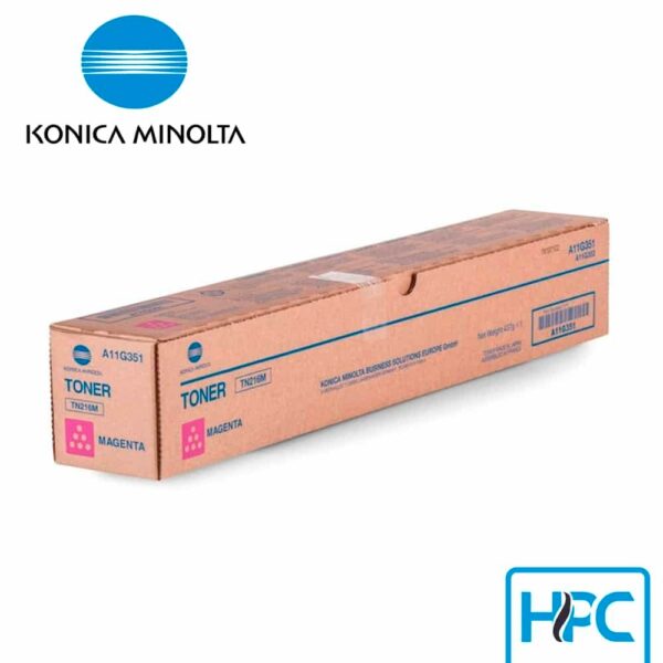 Toner Konica Minolta Magenta TN-216M para bizhub C220, C280