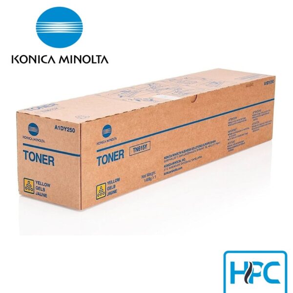 Toner Konica Minolta Amarillo TN-615Y para bizhub C8000