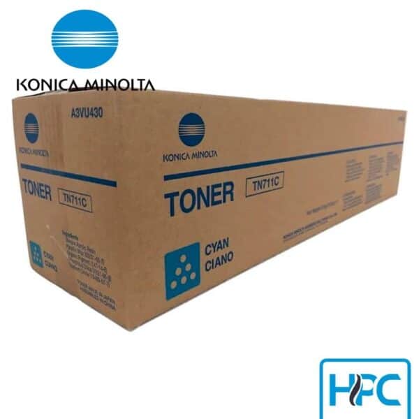 Toner Konica Minolta Cyan TN-711C para bizhub C654, C754