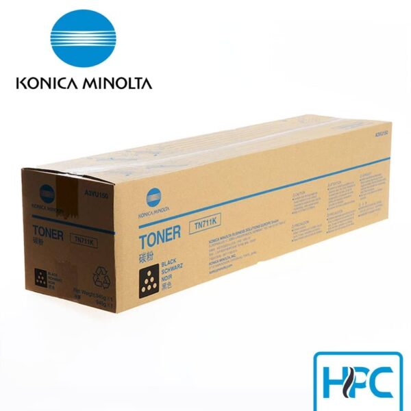 Toner Konica Minolta Negro TN-711K para bizhub C654, C754