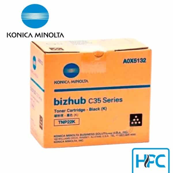 Toner Konica Minolta TNP22K Black bizhub C35P