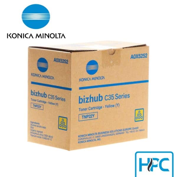 Toner Konica Minolta TNP22Y Yellow bizhub C35P