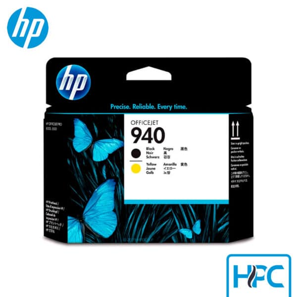 Cabezal HP 940 Negro y Amarillo (C4900A) para Officejet Pro 8000, 8500