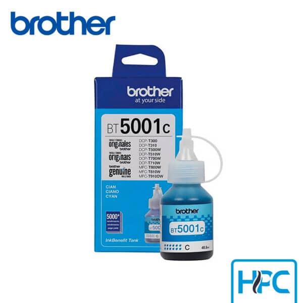 Tinta Brother BT5001 Cyan (BT5001C) para DCP-T300, DCP-T500W