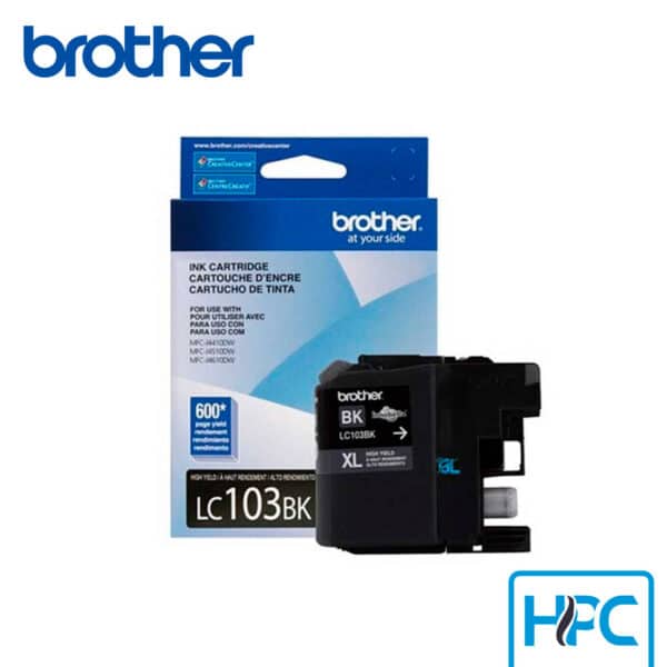 Tinta Brother LC103 Negra (LC103BK) para MFC-J450DW, MFC-J470DW