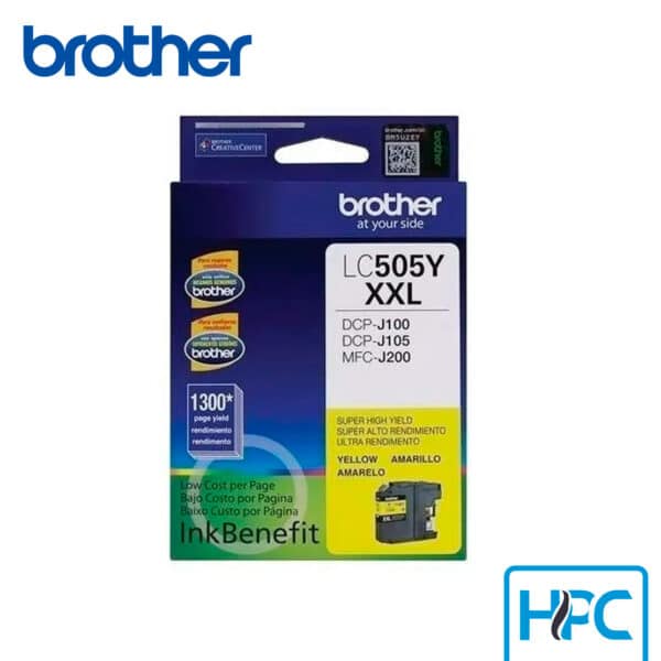 Tinta Brother LC505Y amarillo MFC-J3520 MFC-J3720 MFC-J2510